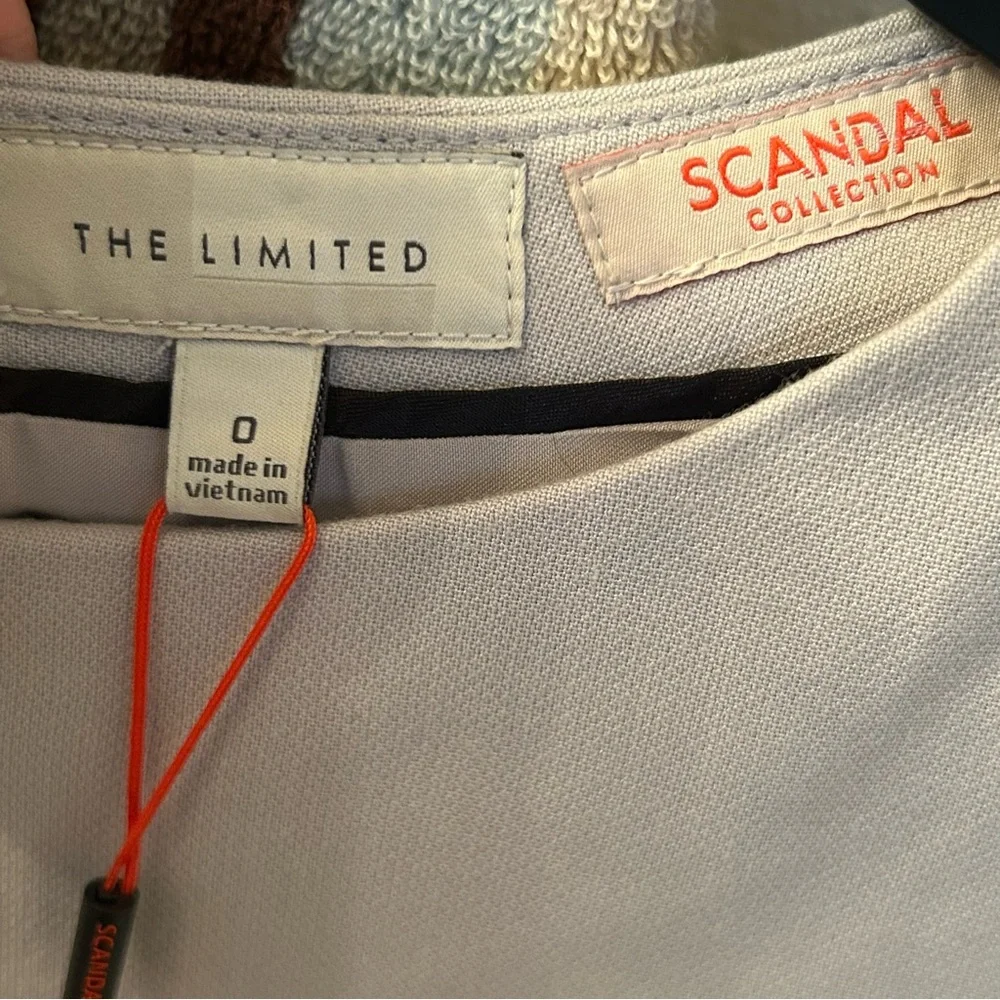 🆕 NWT Olivia Pope The Limited SCANDAL Collection Grey Sheath Dress Pencil - Picture 4 of 12